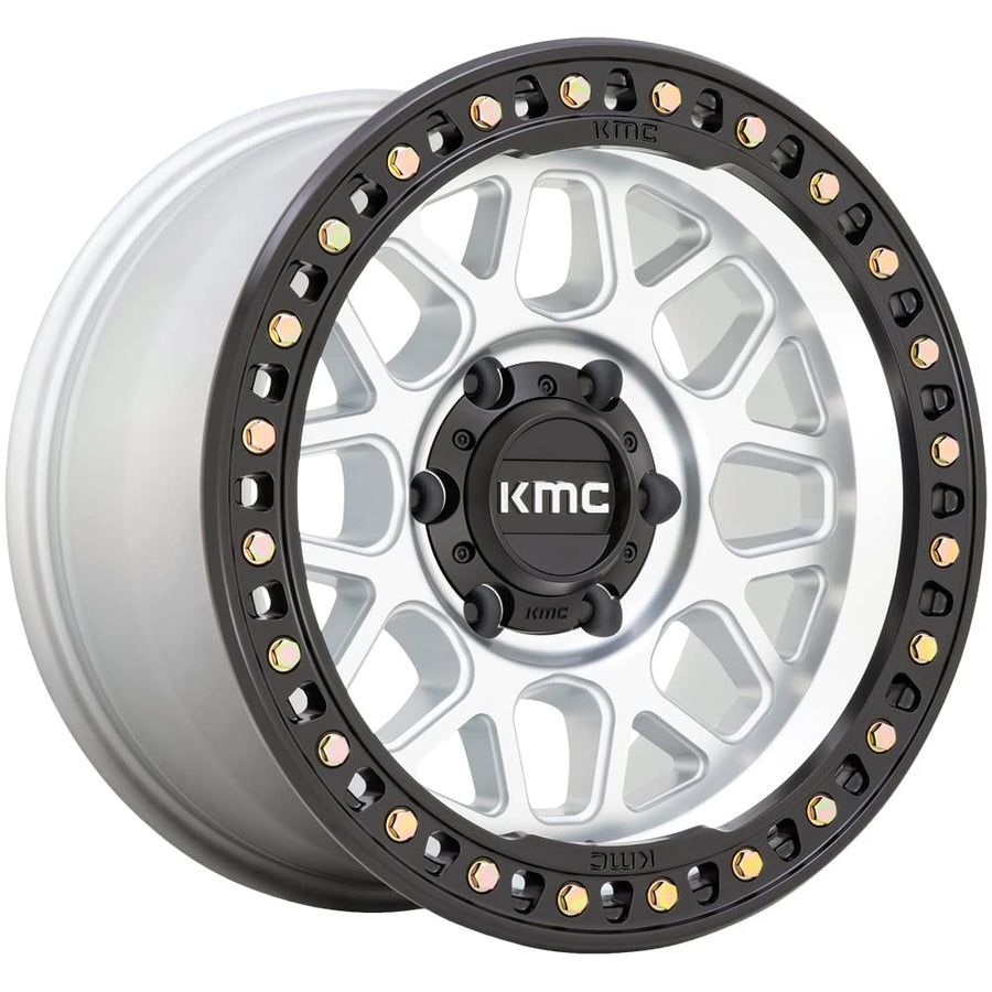 KMC Wheels 18X9 GRS 8X1805.71 18mm MACHINED WITH SATIN BLACK LIP - KM54989088518