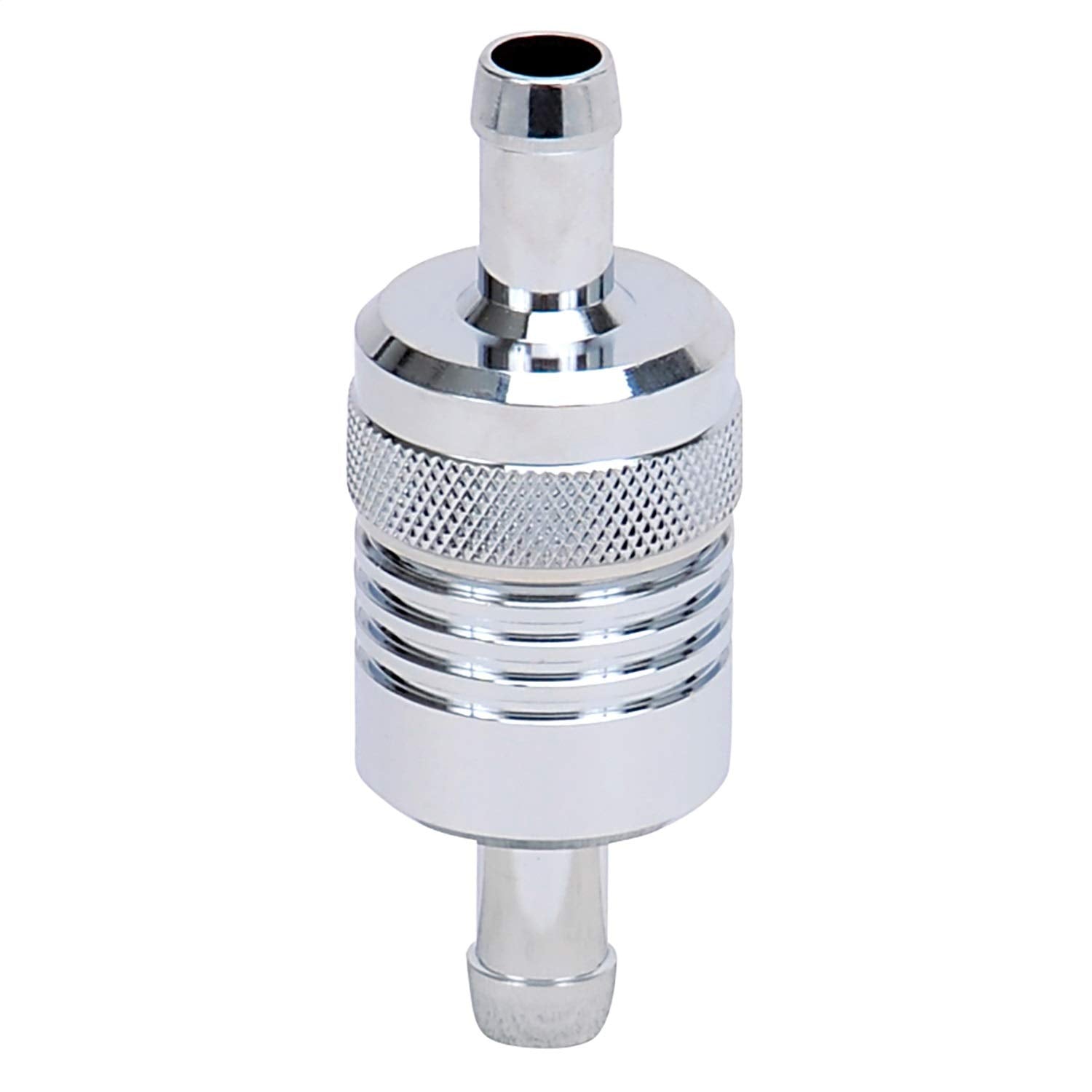 Russell Edelbrock 645120 Chrome Aluminum Street Fuel Filter