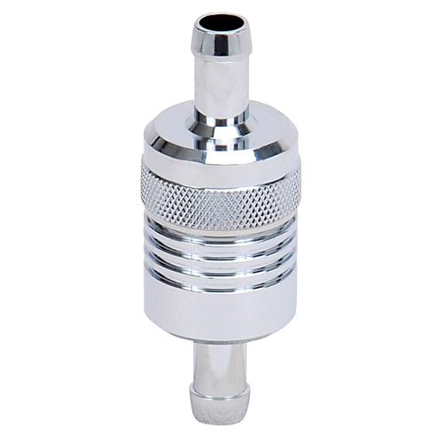 Russell Edelbrock 645120 Chrome Aluminum Street Fuel Filter