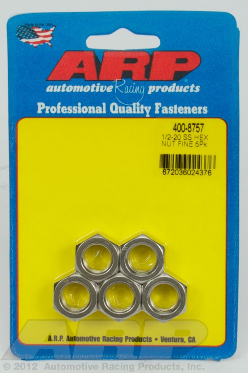Hex Nut Kit ARP (400-8757), Stainless Steel