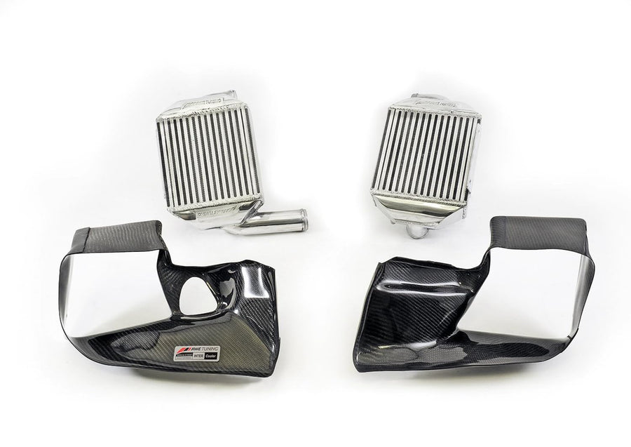 Audi AWE Tuning 2.7T Performance Intercooler Kit - w/Carbon Fiber Shrouds - 4510-11040