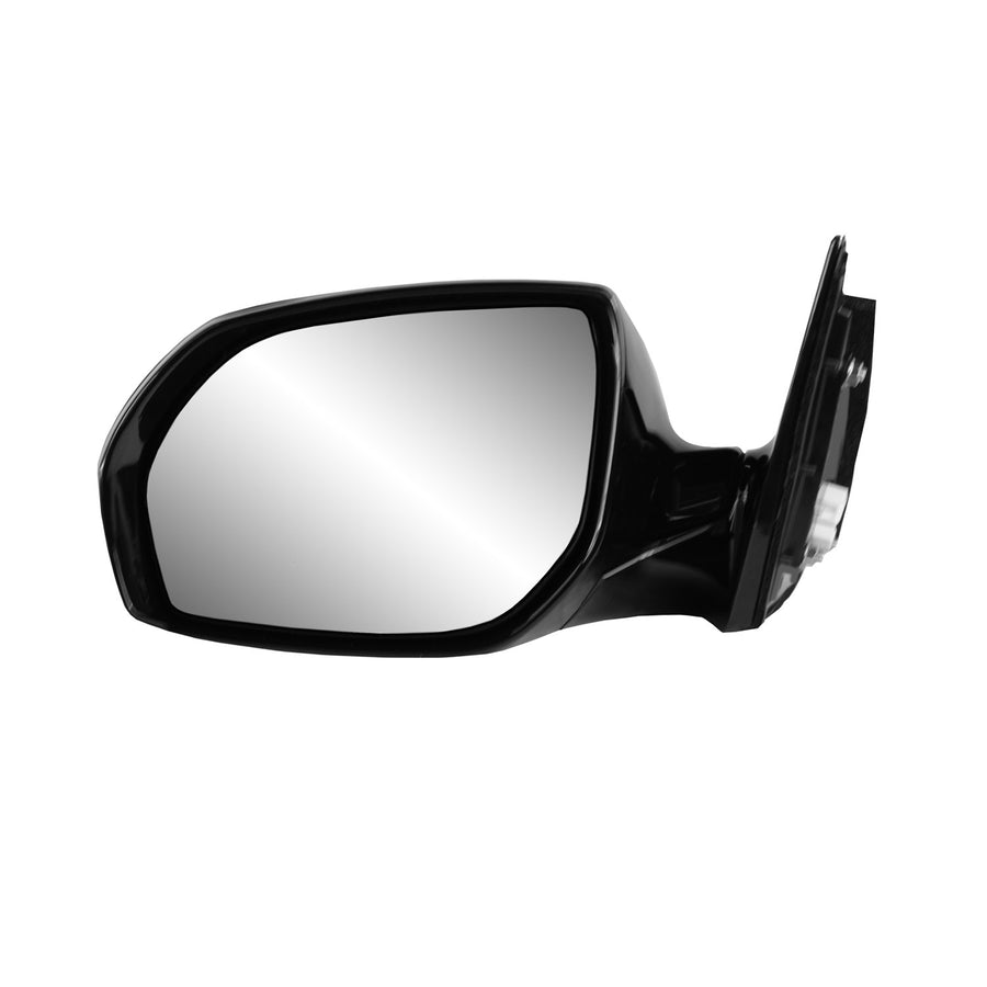Driver Side Fit Mirror for Hyundai Santa Fe, Black w/PTM Cover, Foldaway, Does not Apply to Sport Models, Heated Power