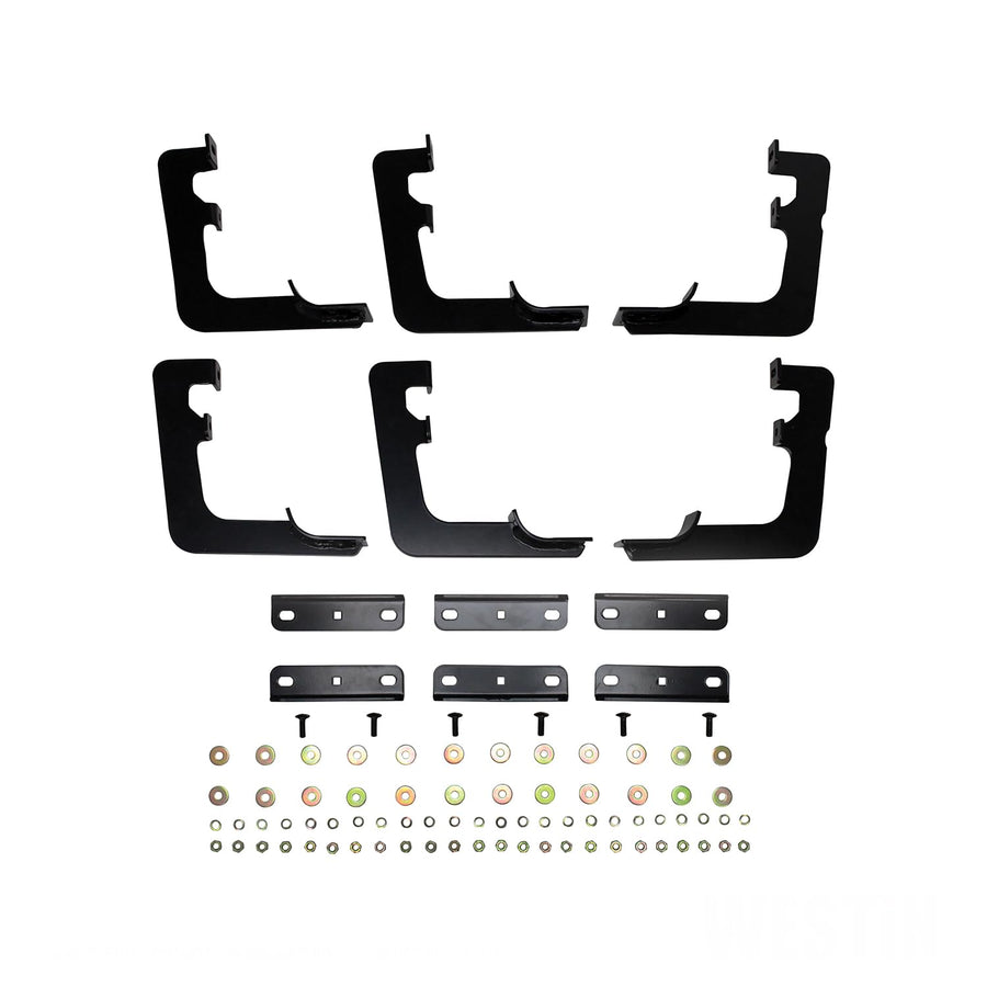 Westin Premier 22-2245 Oval Nerf Bar Mount Kit fits 2019-2025 Ram 1500 QuadCab Crew Cab (Exc 1500 Classic) Black Pair