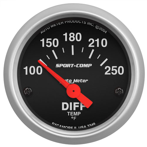 Auto Meter Sport-Comp 3349 Electric Differential Temperature Gauge