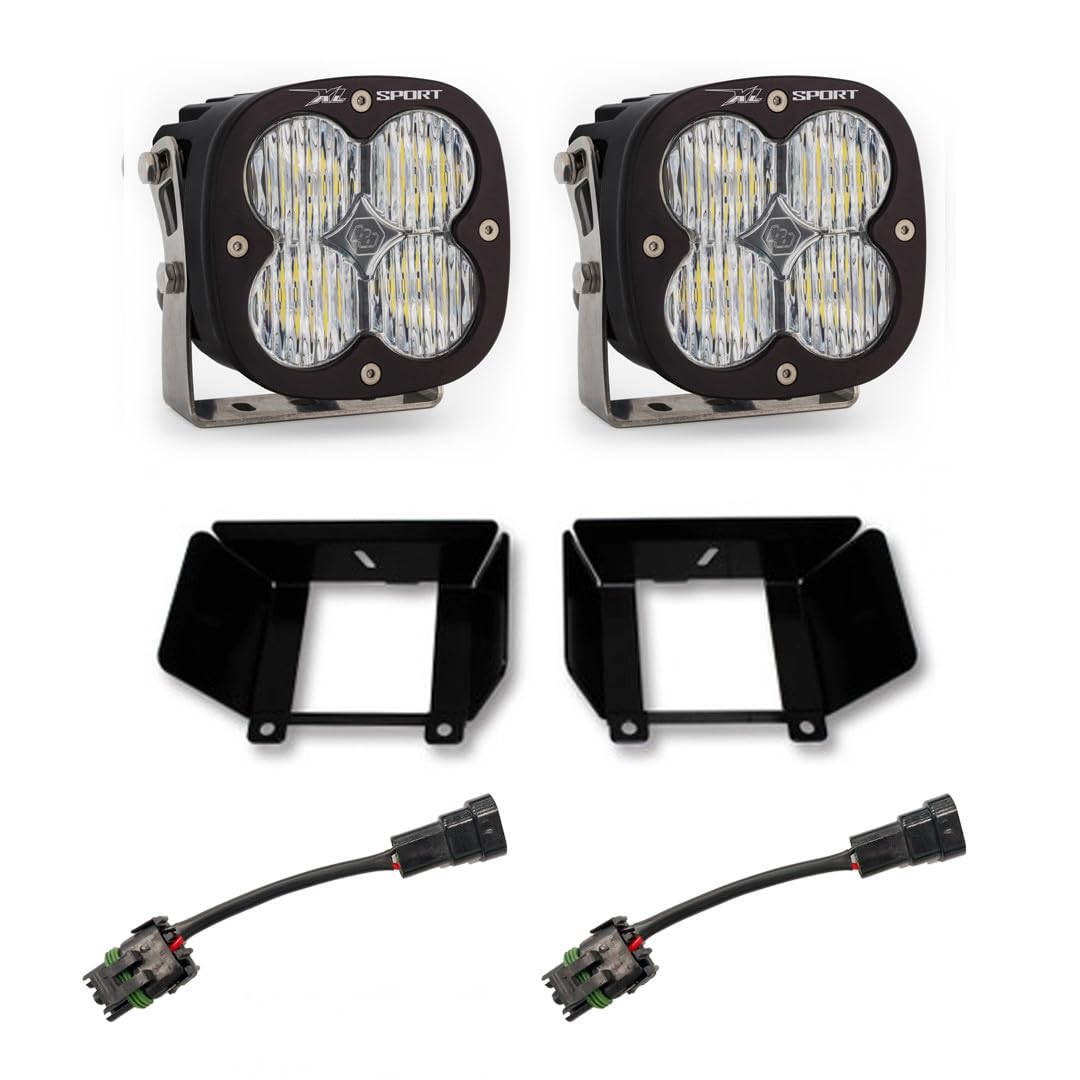 Ford XL Sport Baja Designs LED Fog Pocket Light Kit for Ford F-150 2015-17 Truck