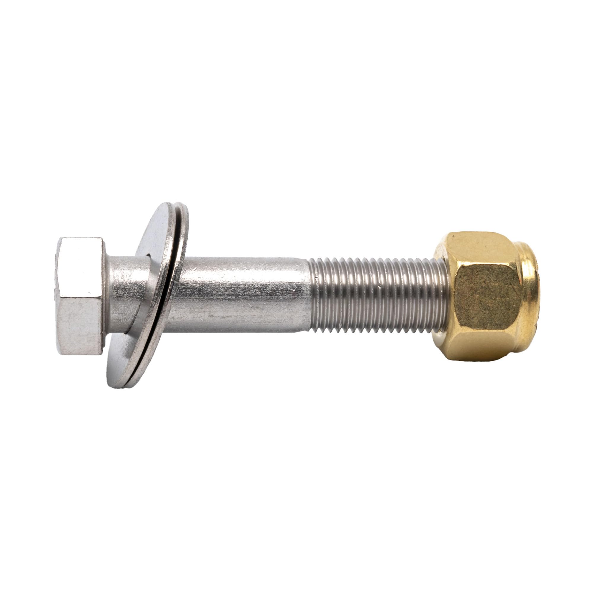 T-H Marine Bolt Kit Jack Plate – ½-20 x 2-3/4” Fine Thread Bolts with Shoulder – Stainless Steel – Includes Lock Nuts & Washers – Mounting Hardware for Outboard Motors