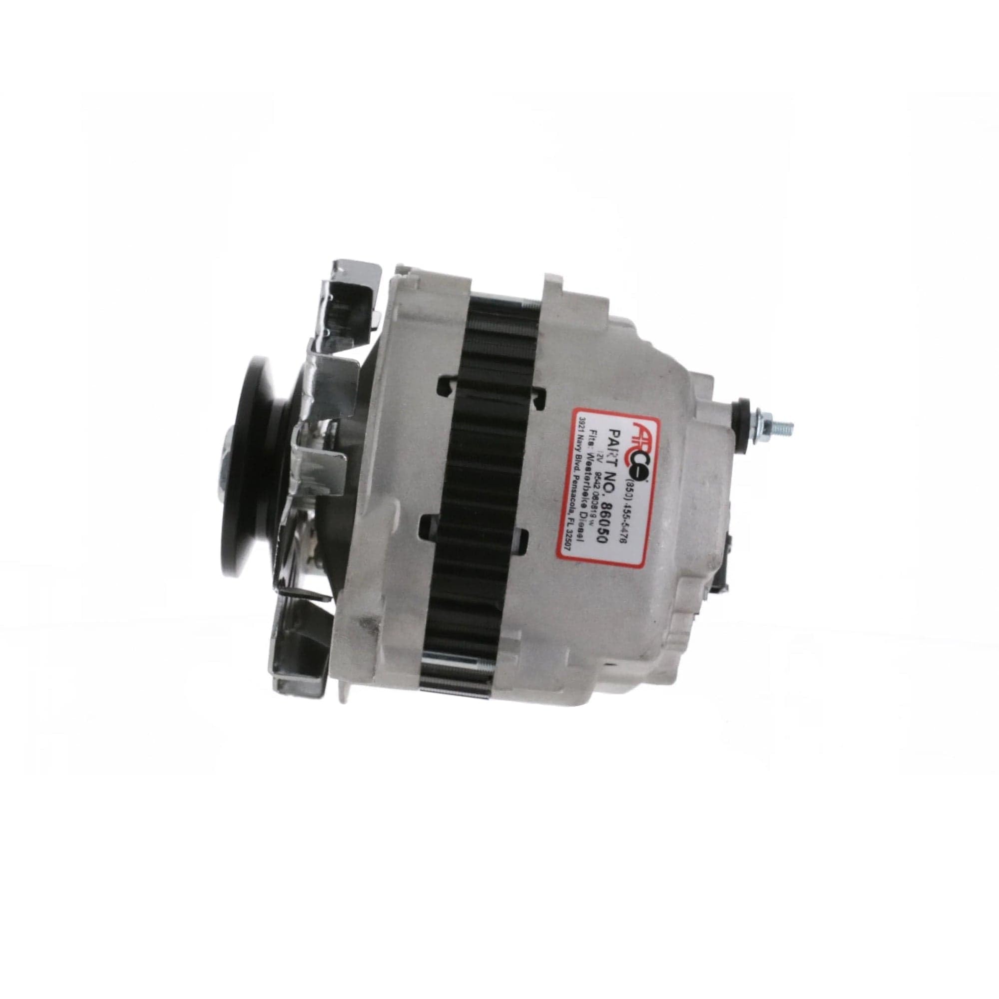 86050 Arco Marine Replacement Alternator, 12V, 50A Westerbeke Diesel 30594