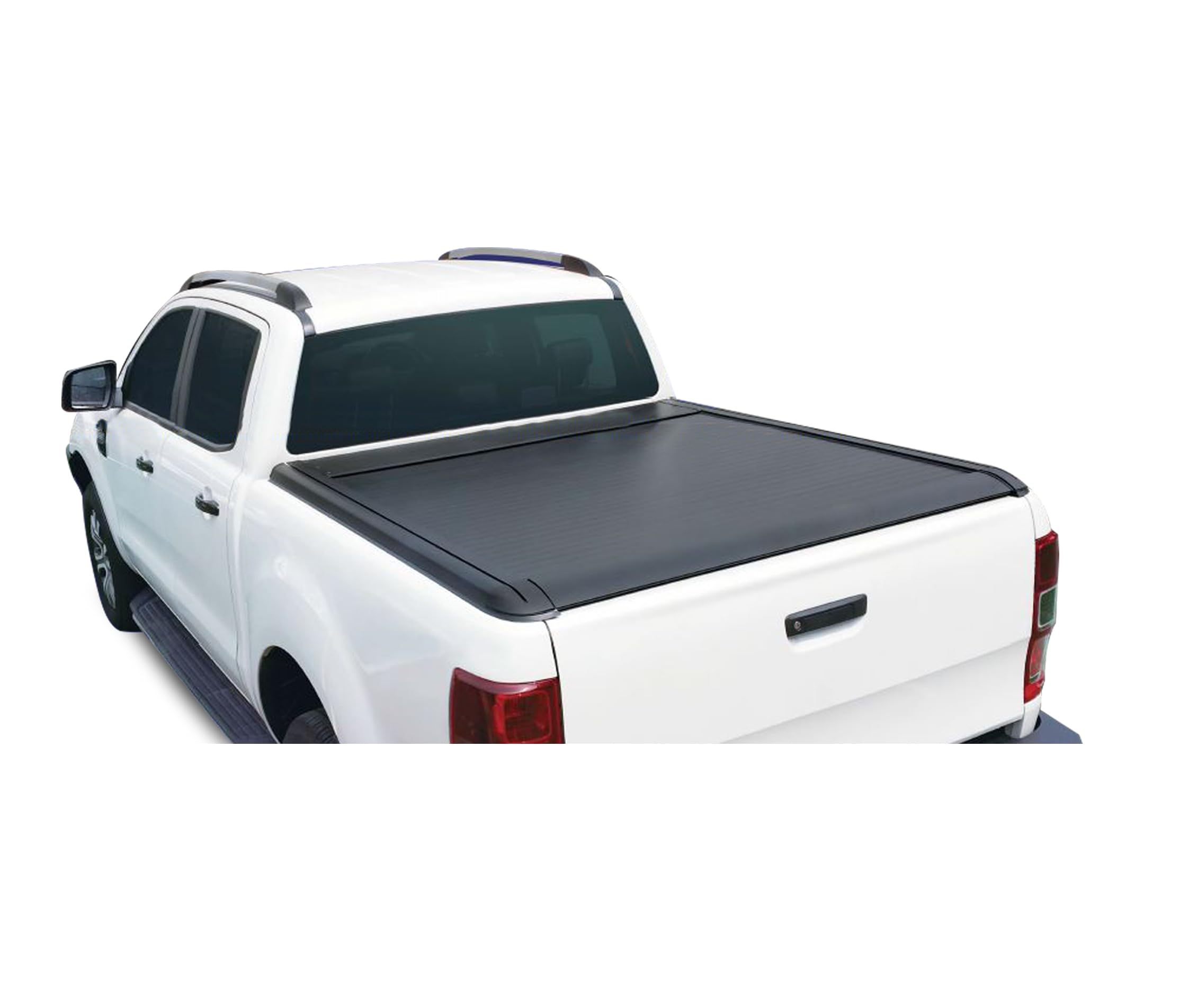 E-Roller Black Horse Retractable Tonneau Cover Compatible with 2019-2024 Chevrolet Silverado 1500|2019-2024 GMC Sierra 1500-ERCGM05