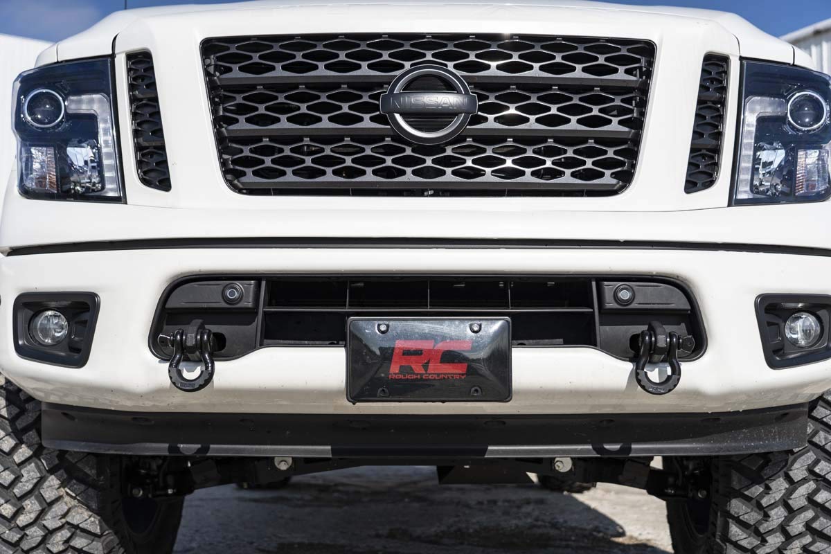 Rough Country Shackle Mounts Tow Hook for 2017-2024 Nissan Titan - RS149