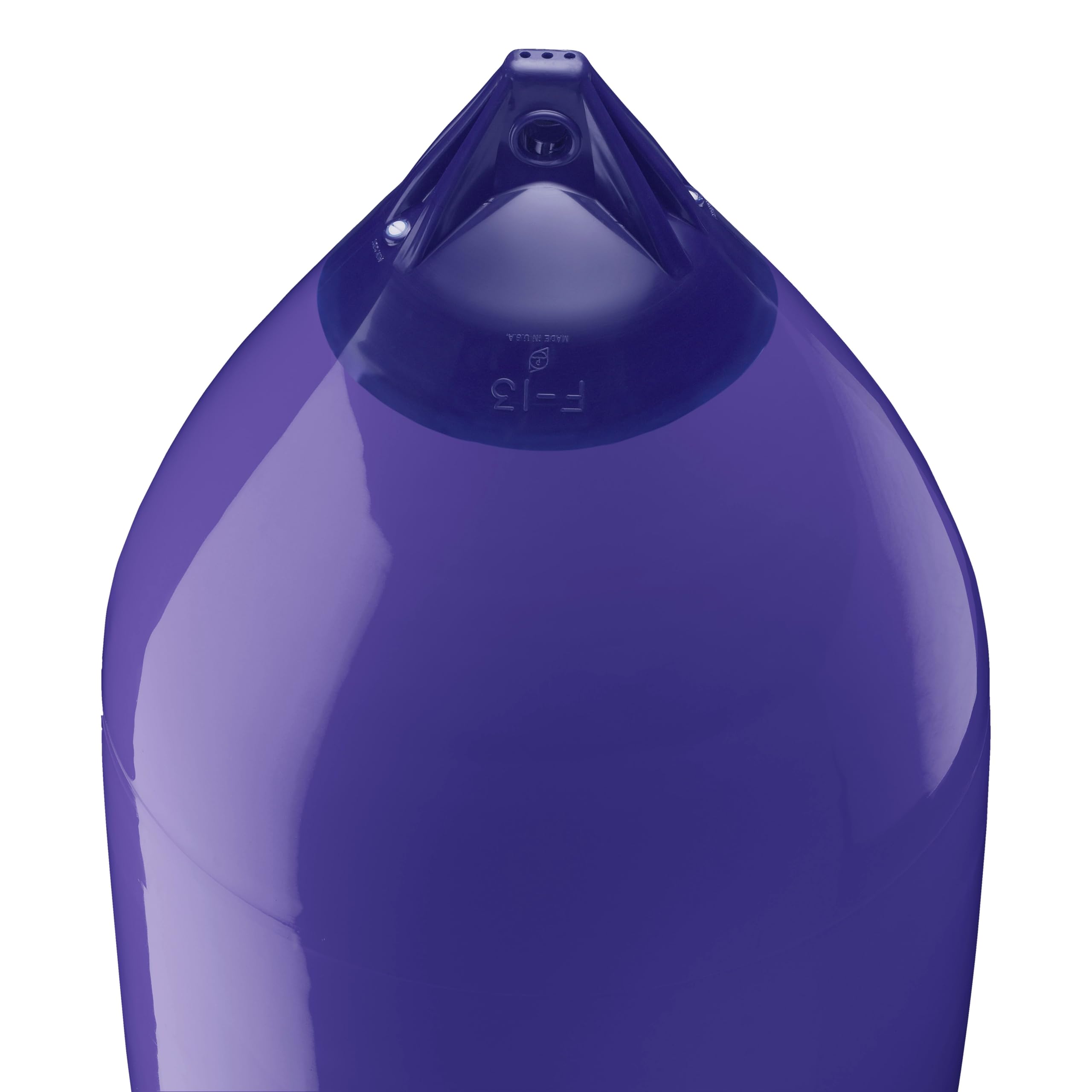 Polyform F-13 Boat Fender F-Series Standard Blue Ropehold - Purple