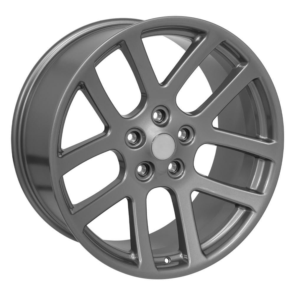 22 Inch OE Wheels DG51 Rim Fits Ram SRT Style 5x139.7 22x10 Gloss Gunmetal - Hollander 2223 (1)