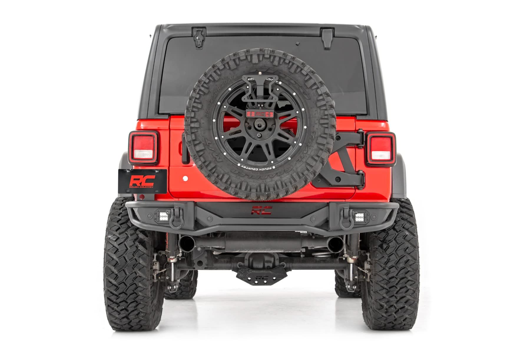 Rough Country Rear Tubular Bumper for Jeep Wrangler JL/Wrangler Unlimited (2018-2024)