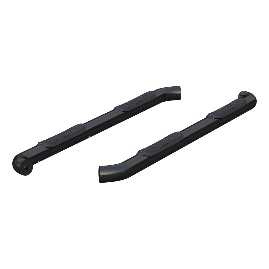 3-Inch Round Black Stainless Steel ARIES Nerf Bars, No-Drill, Fits Select Chevrolet Colorado, GMC Canyon