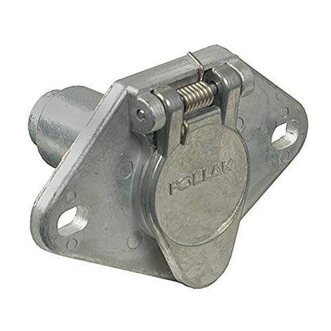 4-Way Pollak Metal Zinc Connector Socket 11-404EP Round