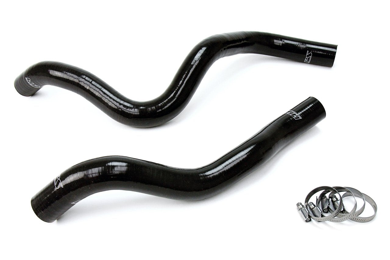 Black HPS Silicone Radiator Hose Kit Coolant OEM Replacement Upper Lower Compatible for Honda 2016-2020 Pilot 2017-2019 Ridgeline 3.5L V6 with 6AT, 57-1677-BLK