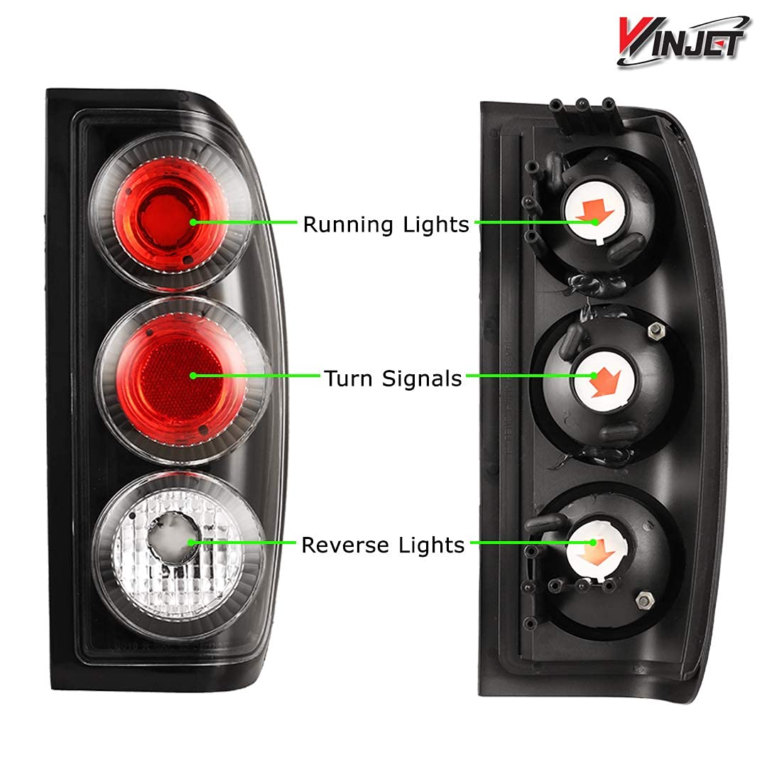 Altezza Series Winjet for [1998 1999 2000 2001 2002 2003 2004 Nissan Frontier] Tail lights