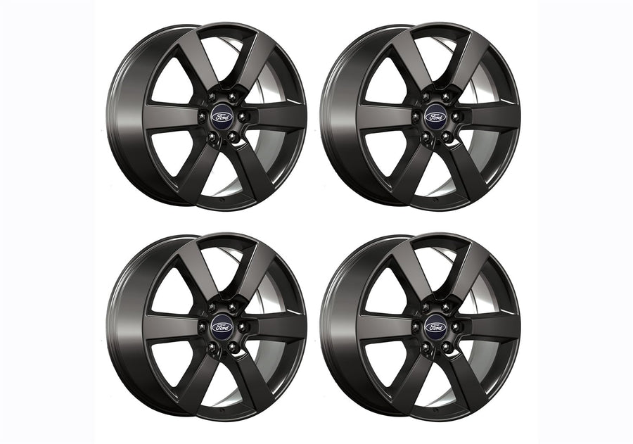 15-16 Ford Racing F-150 20in x 8.5in Wheel Set with TPMS Kit - Matte Black