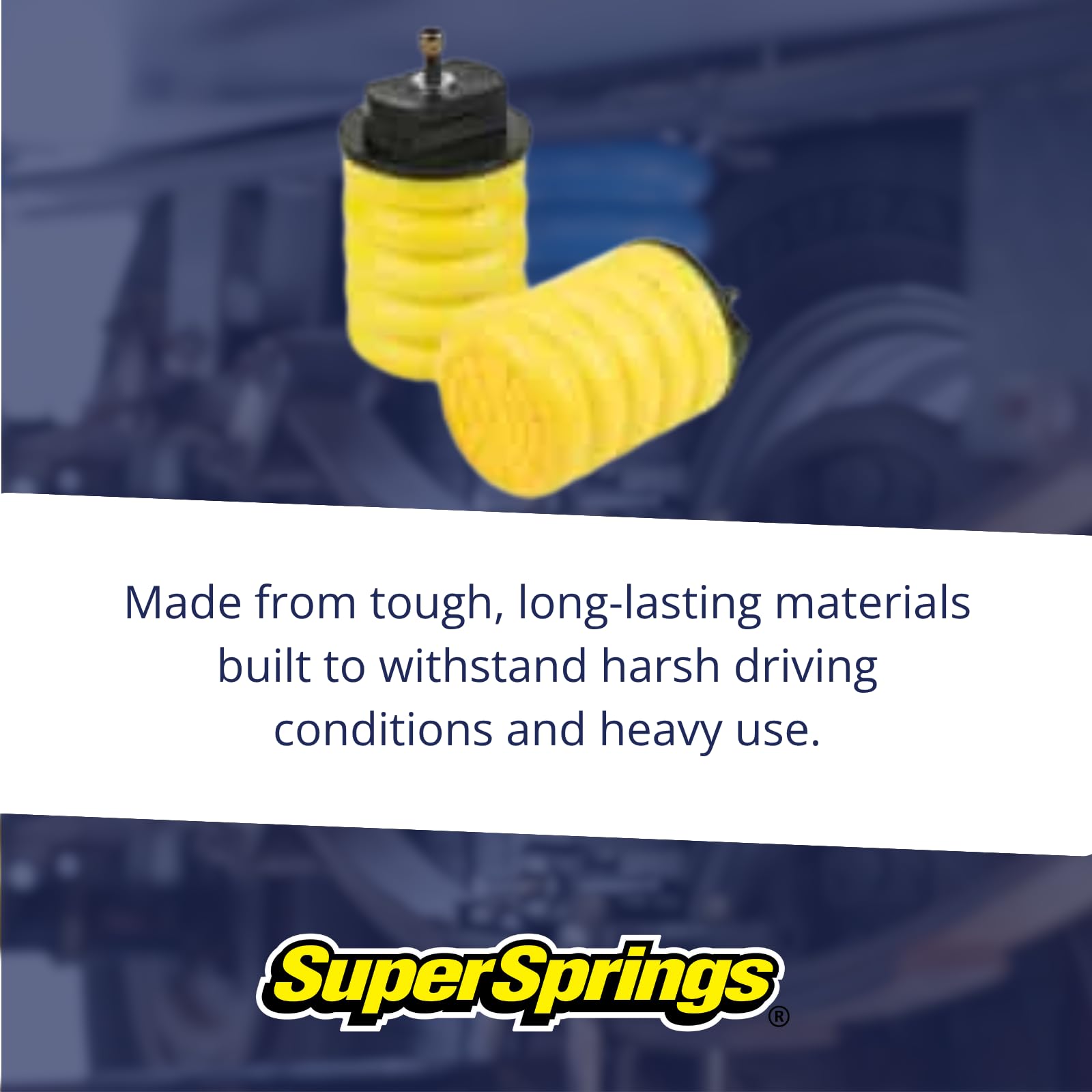 SumoSprings SSR-107-54 | Rear SumoSprings for Ford E-350|E-450, Yellow