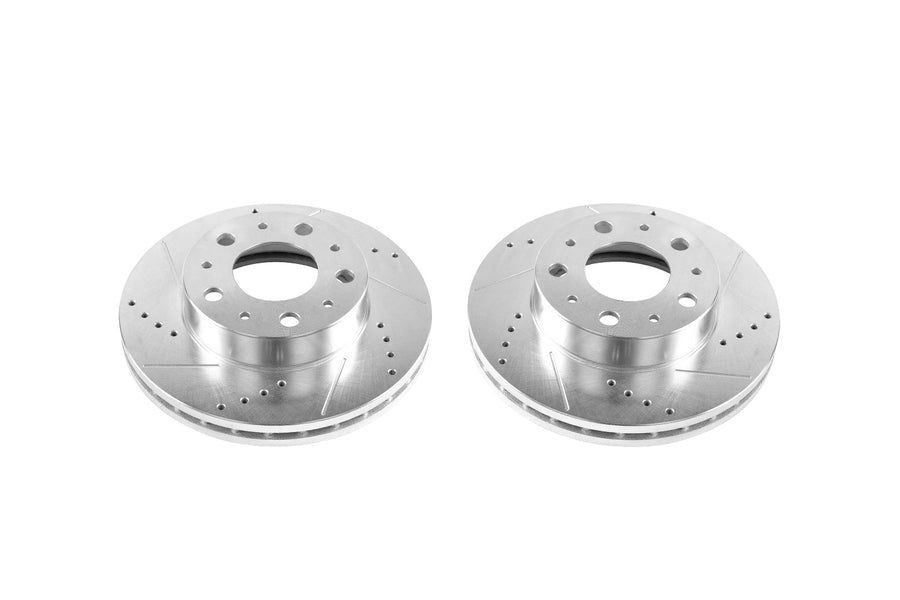 Power Stop Front AR8393XPR Drilled and Slotted Rotor Pair For Ram ProMaster 1500 2014-2023, Ram ProMaster 2500 2014-2023, Ram ProMaster 3500 2014-2023 [Model Specific]