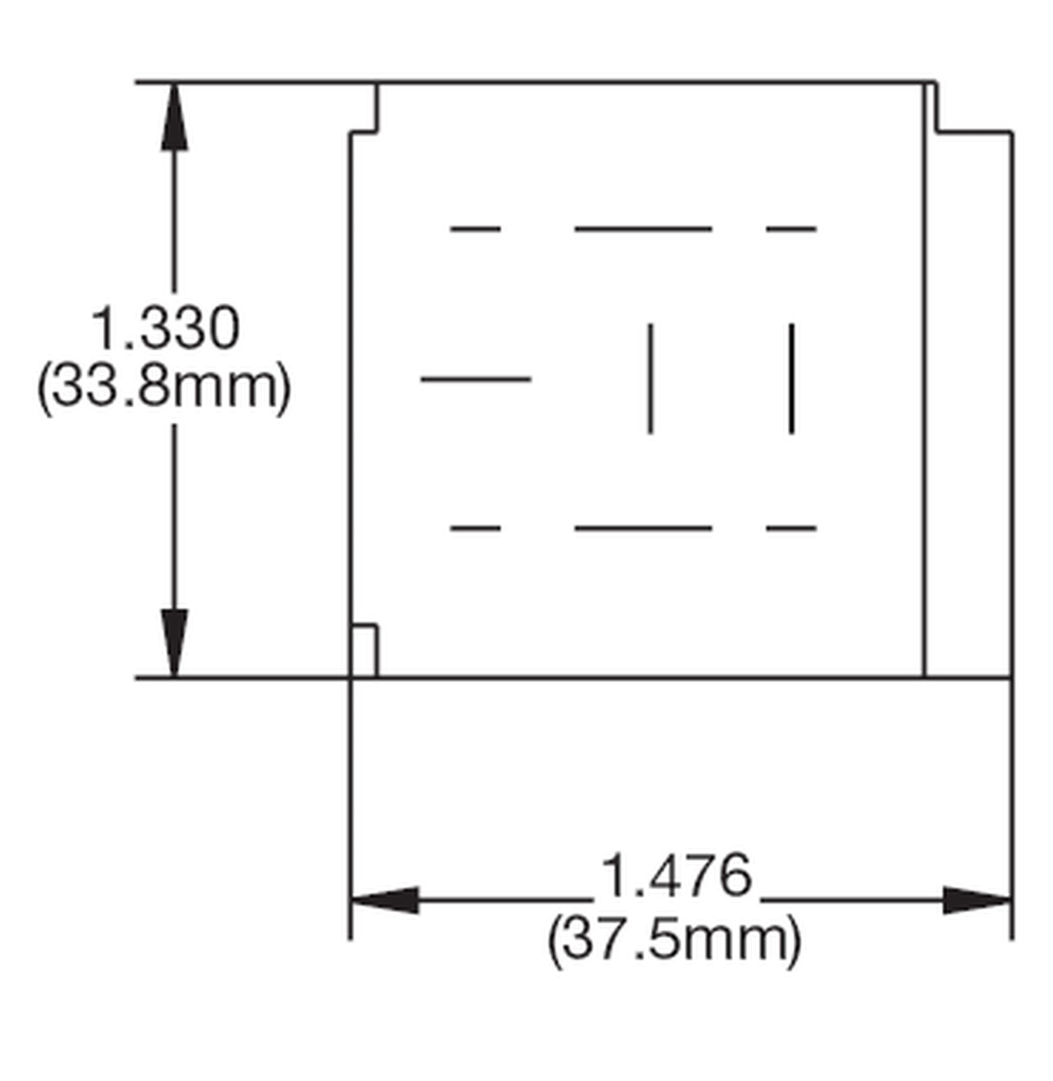 HELLA Socket For Mini 5/9 Terminal Relay with Bracket 003526001