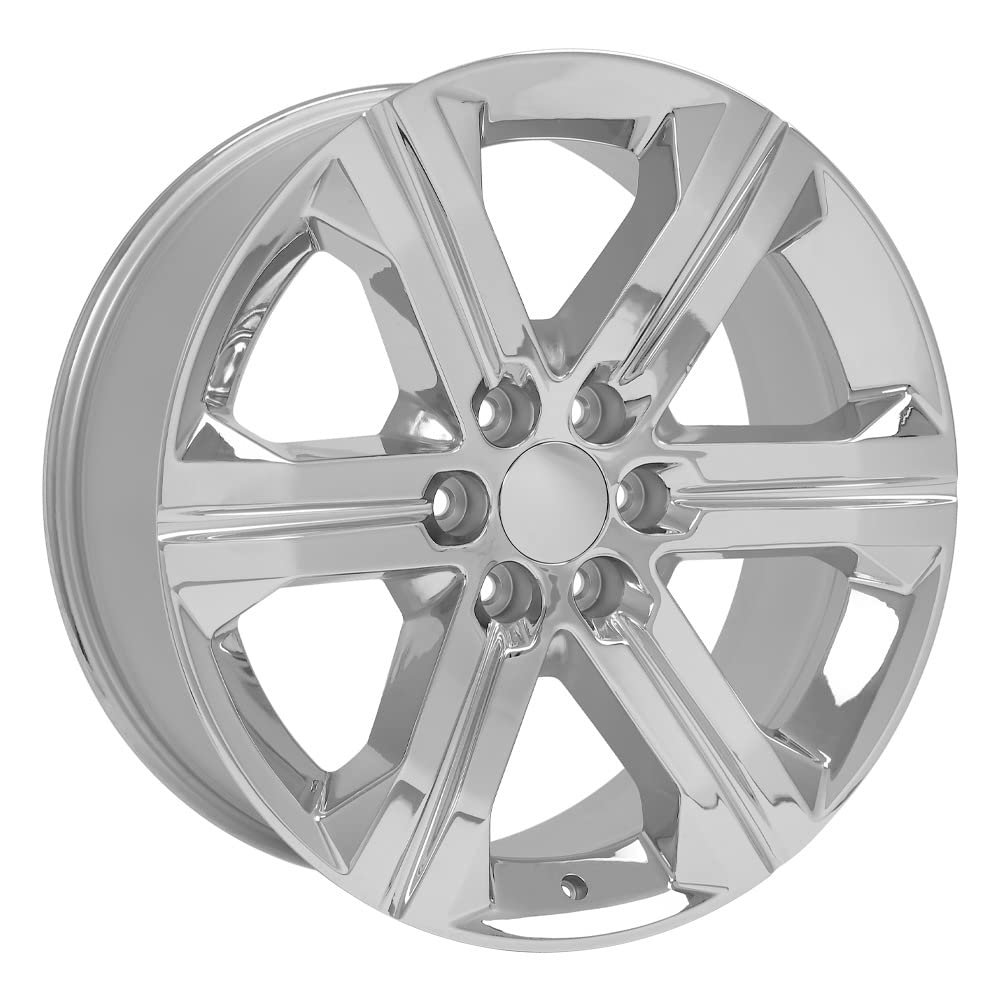 CV60-22090-6550-24C OE Wheels LLC Chrome Wheel Painted (22 x 9. inches /6 x 139 mm, 24 mm Offset)