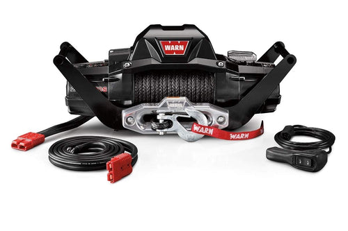 10-S WARN Zeon Multi-Mount Portable Winch Kit with Spydura Synthetic Rope - 10,000 lb Capacity
