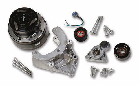 20-140 Holley LS A/C Accessory Drive Kit - Includes R4 A/C Compressor, Tensioner, & Pulleys