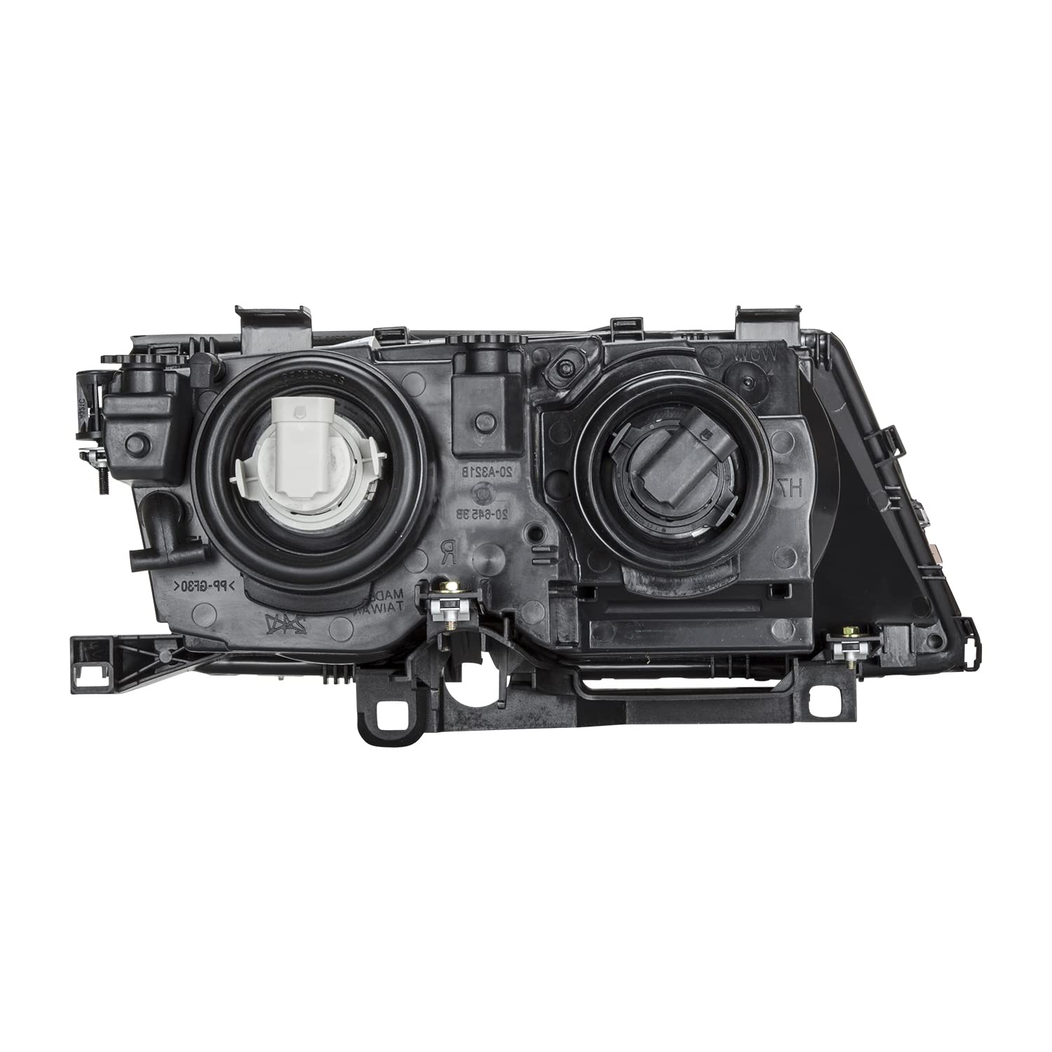 Left TYC Headlight Assembly Compatible with 2002-2005 BMW 3 Series