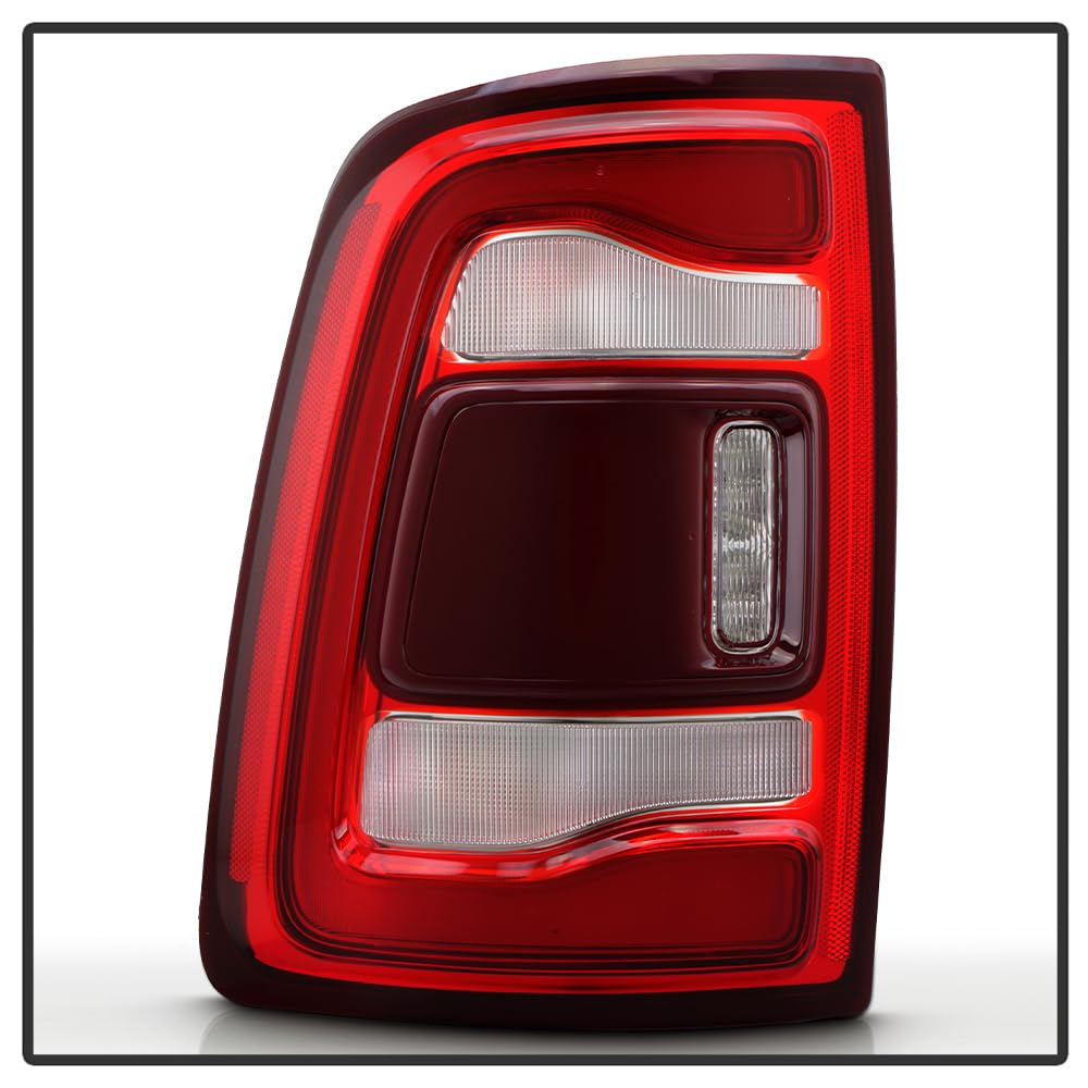 Dodge Ram 2500 Spyder (POE) 19-24 w/Blind Spot Detection Ready (No Module) Red Bezel LED Tail Light - OE Left