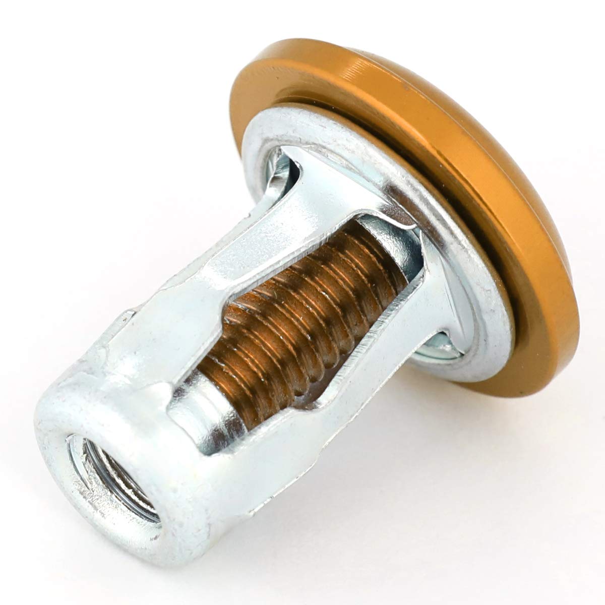 Fender Washer Kit NRG Innovations, 10-Piece Rose Gold Bolts and Washers Set, M6 x 1 Thread, for Plastic Trim & Universal Rivets, NRG-FW-150RG