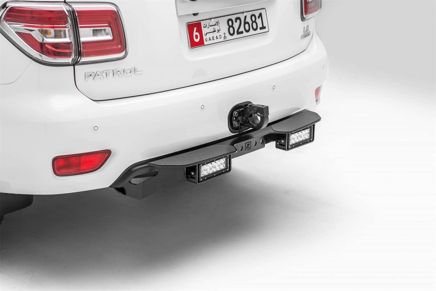 ZROADZ LED Mounting Bracket & Kit Under Rear Bumper - Compatible w/ 2010-2017 Nissan Patrol Y62 - with (2) 6 Inch ZROADZ LED Lights (Included) with Wiring Harness - PN Z387871-KIT