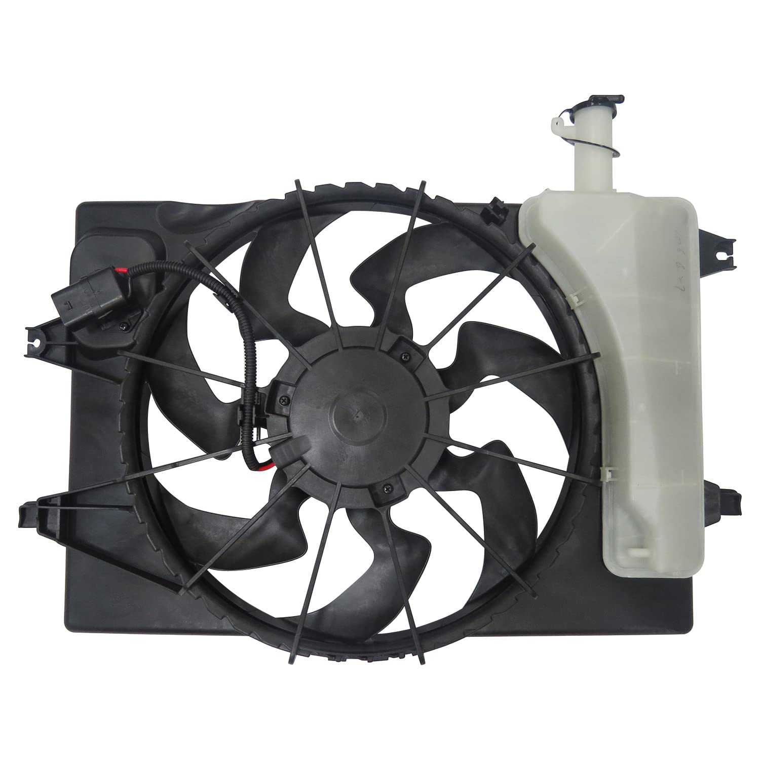 Replacement TYC 623820 Cooling Fan Assembly for Hyundai Elantra, 1 Pack