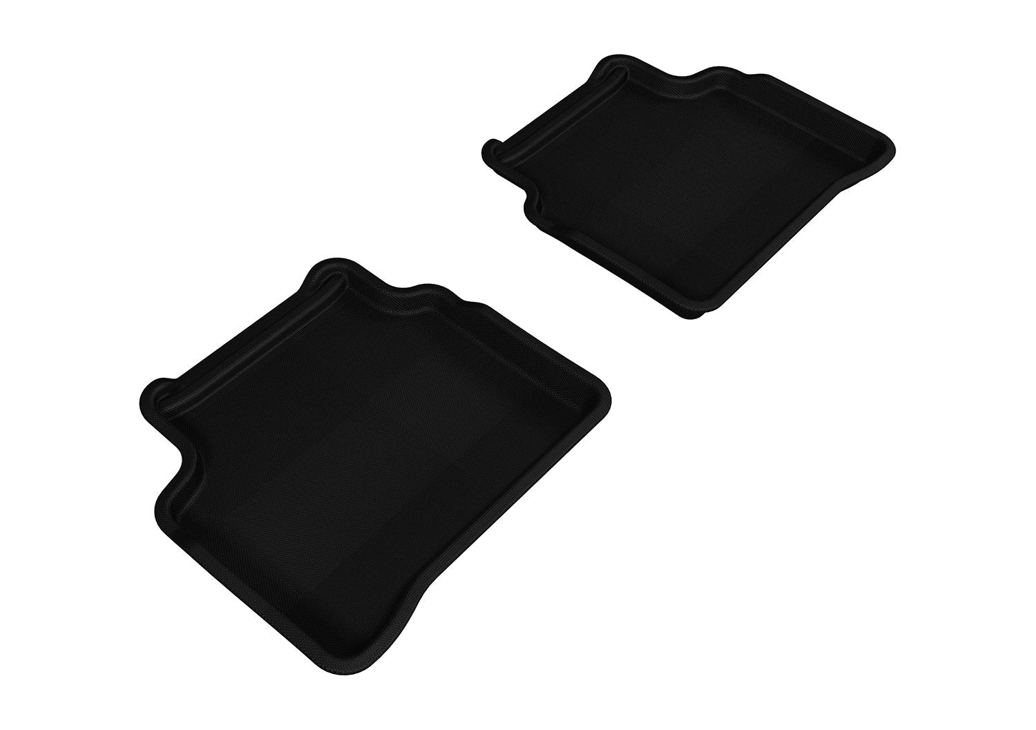 Kagu 3D MAXpider Custom Fit Floor Mat (Black) for 2007-2012 Nissan Altima Sedan - 2ND Row