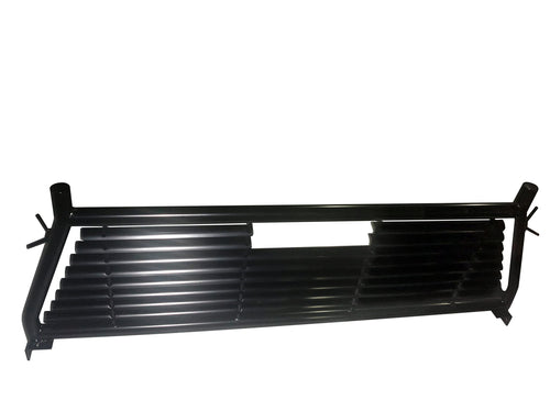 Round Tube TrailFX H0004B Louvered Headache Rack – Black Powder Coated Steel – Fits Ford F-150 1997-2020