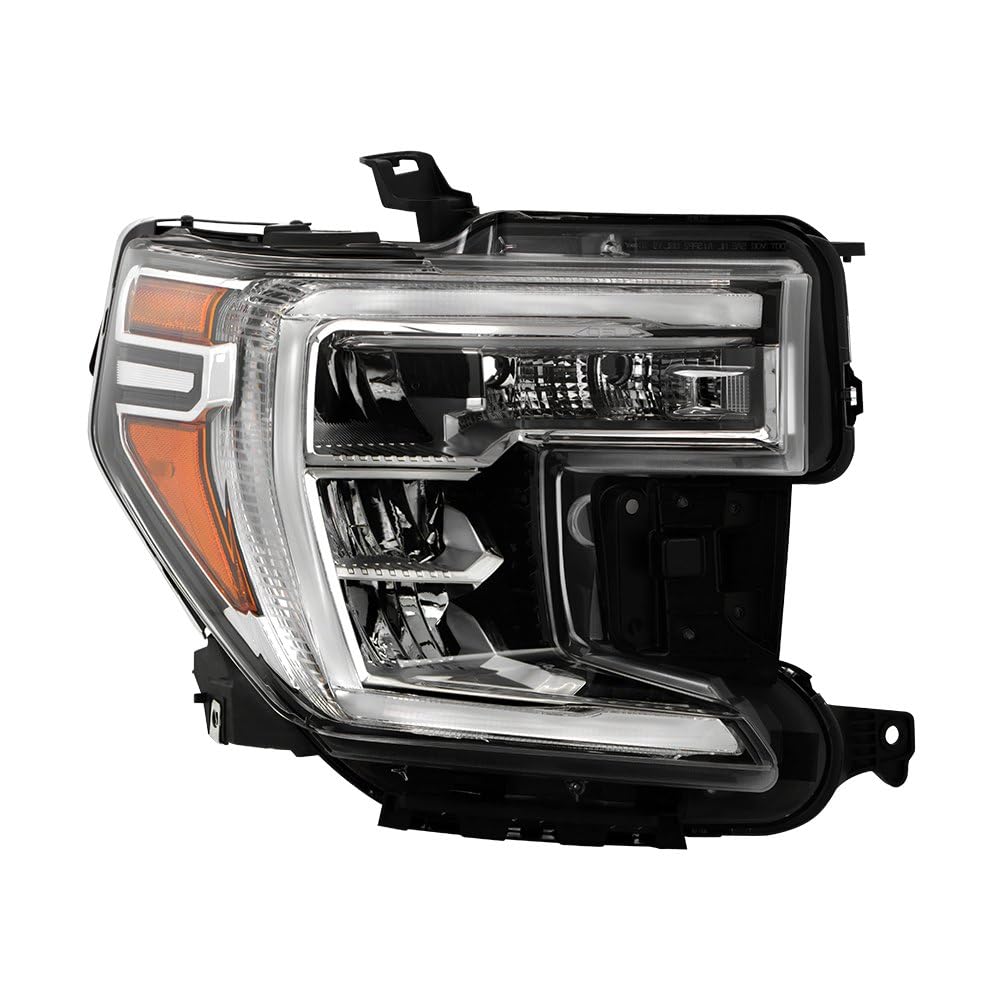 GMC Sierra 1500 19-22 Spyder (POE) Halogen Signal w/LED high Low Beam Headlight - OE Right (84621805)