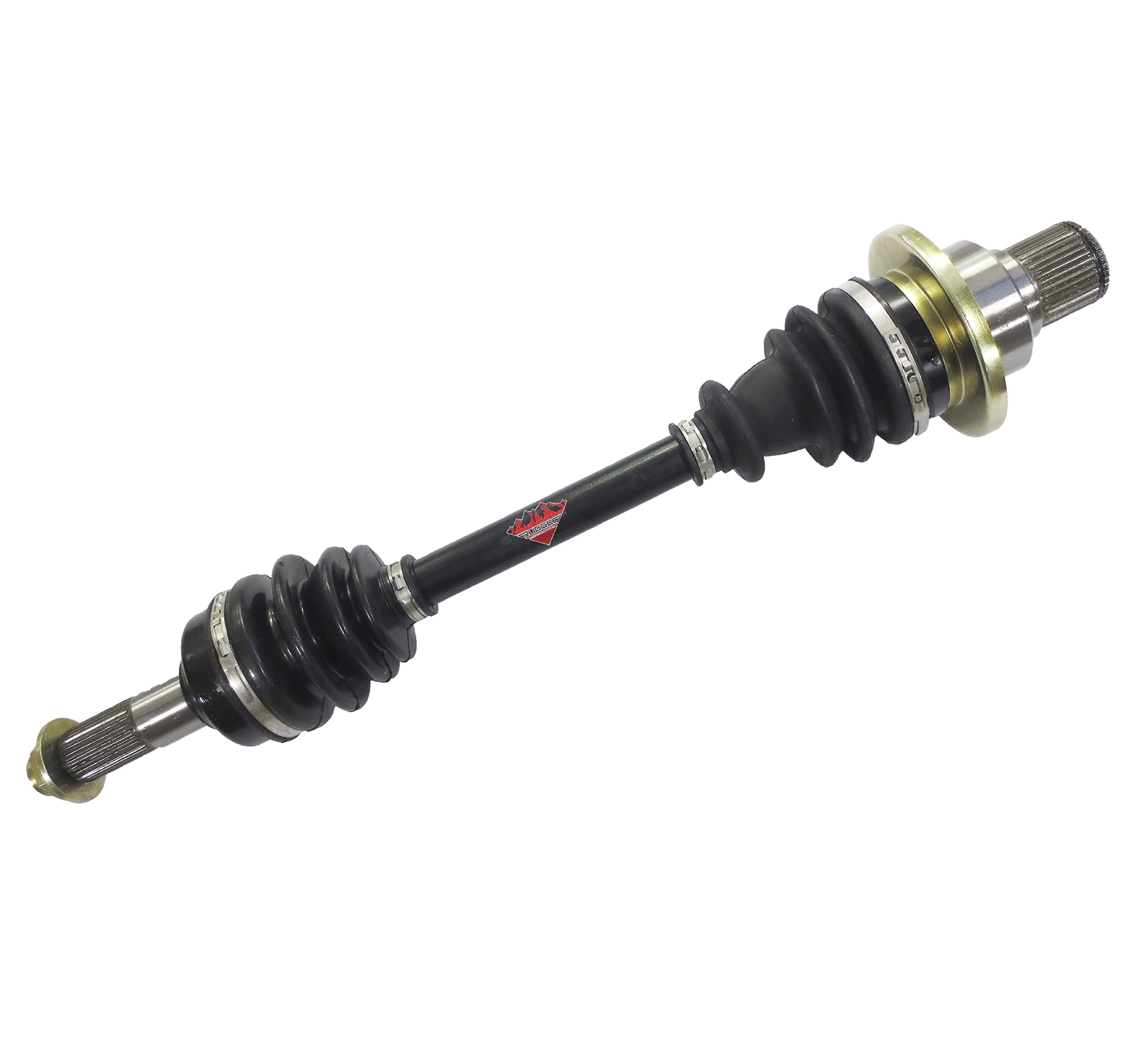 Rear Left Rugged Performance Axle for CFMOTO ZFORCE 800 EX/EPS/EX EPS, Stainless-Steel Clamps Coated for High Protection (See Fitment Details in Description) OEM: 7000-280100-20000