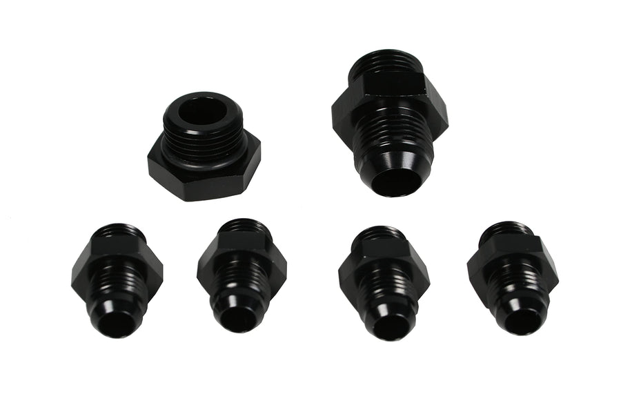 Fuel Pressure Regulator Fitting Kit Aeromotive 15202 for Dual Carburetor Systems