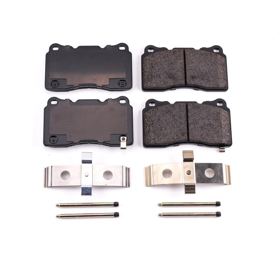 Power Stop Front Brake Kit For 2012-17 Buick Regal |Regal Sportback 2018 |Cadillac ATS 2013-15 |ATS 2017-19 |CTS 2004-07 |Cadillac CTS 2015-19 - Ceramic Brake Pads With Installation Hardware, 17-1001