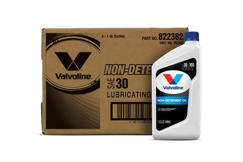 Valvoline Non-Detergent Daily Protection 30 Oil 1 QT, Case of 6