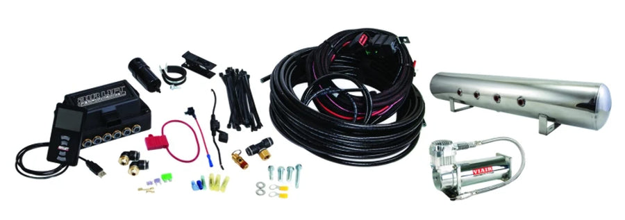 27788 AIRLIFT Performance 3P (3/8" Air Line, 5 Gallon Lightweight Polished Aluminum