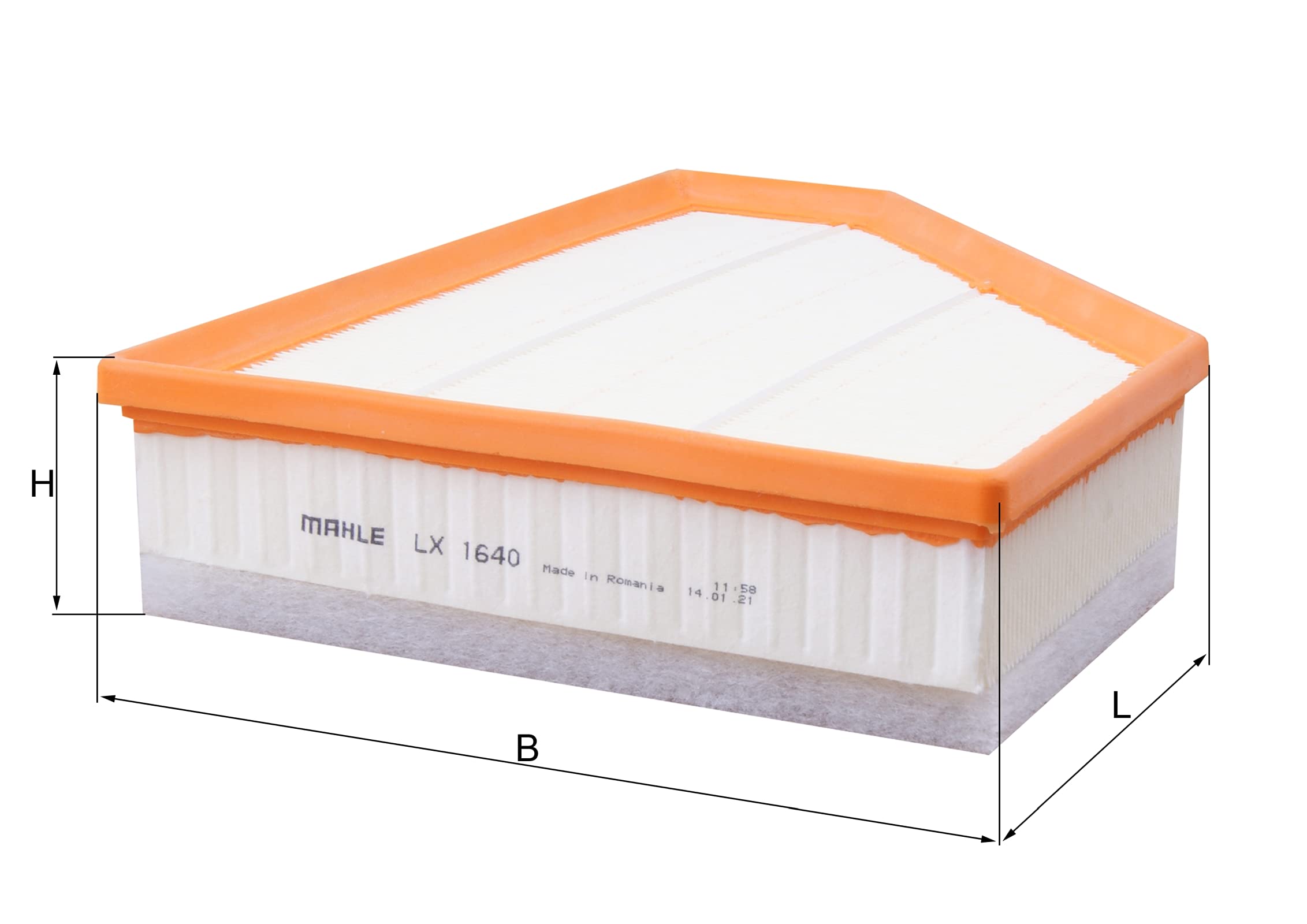 Air Filter MAHLE LX 1640