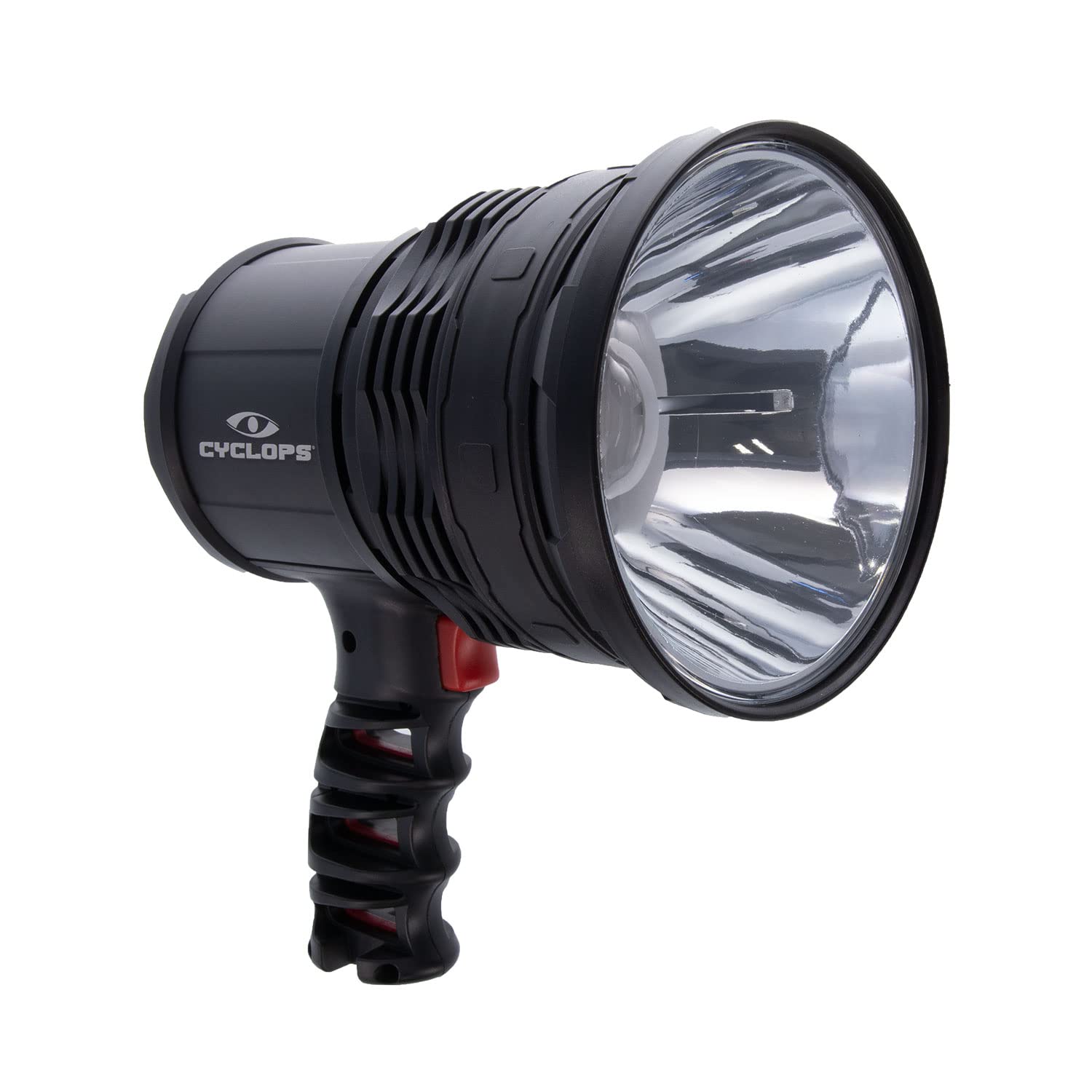 Rechargeable Cyclops Handheld Four-Mode Adjustable Beam Focus 850 Lumens Spotlight with AC/DC Recharger/DC Car Plug