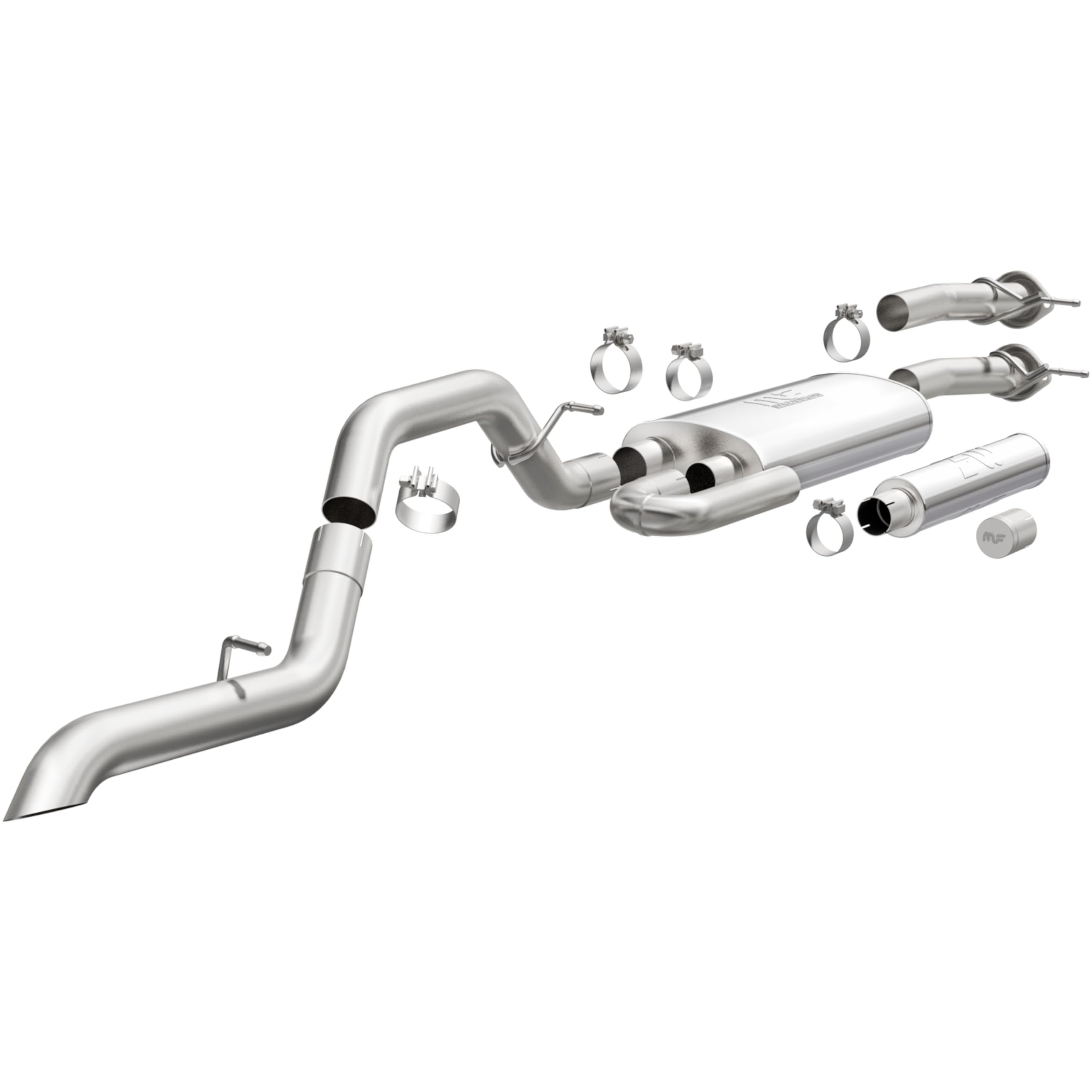 MagnaFlow Exhaust Performance System 19569: Cat-Back, Overland Series, Single Passenger Side Rear Exit Style