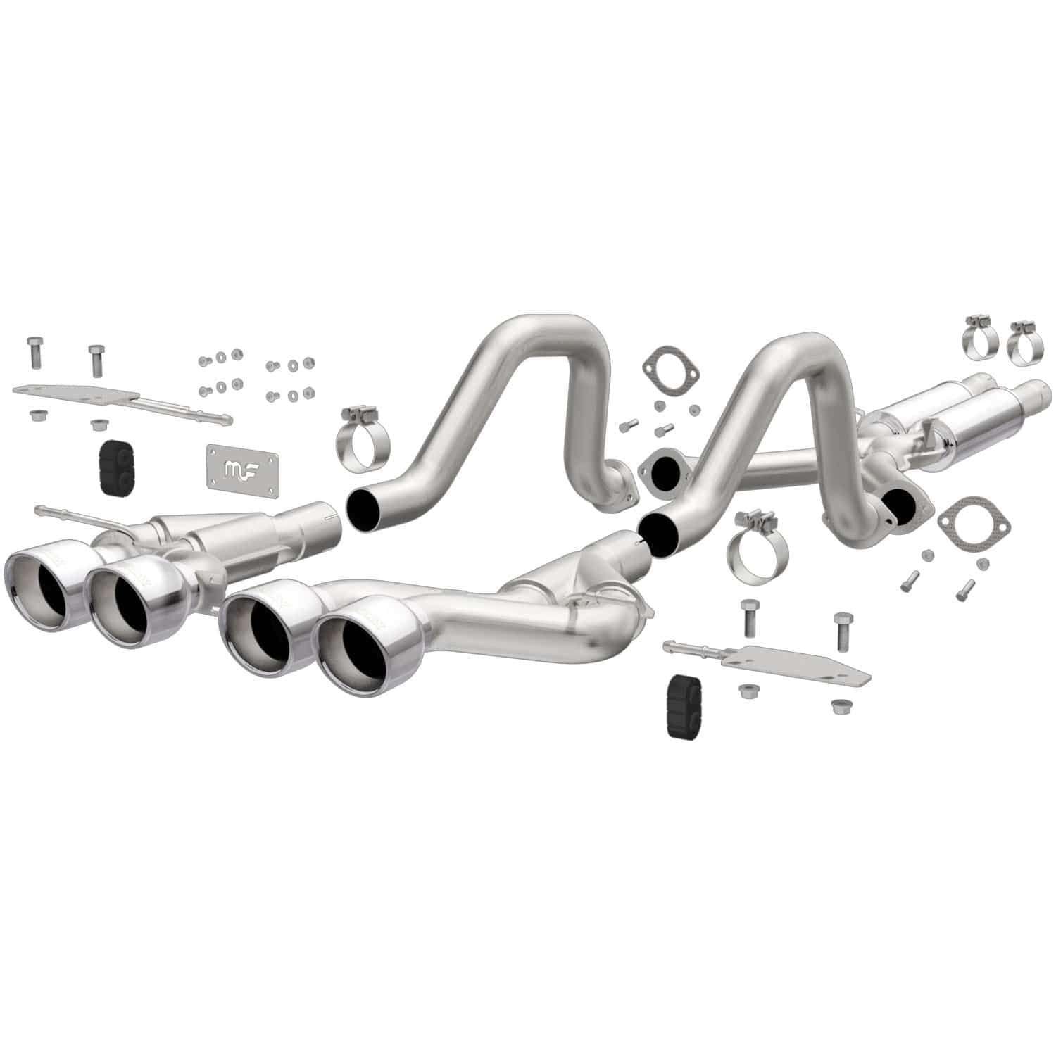 Performance MagnaFlow Exhaust System 15281: Cat-Back, Competition Series, Compatible with 2000-2004 Chevrolet Corvette