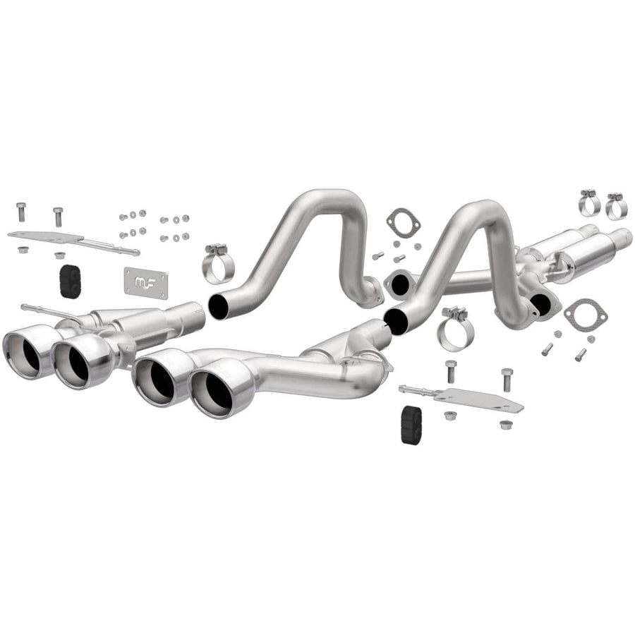 Performance MagnaFlow Exhaust System 15281: Cat-Back, Competition Series, Compatible with 2000-2004 Chevrolet Corvette