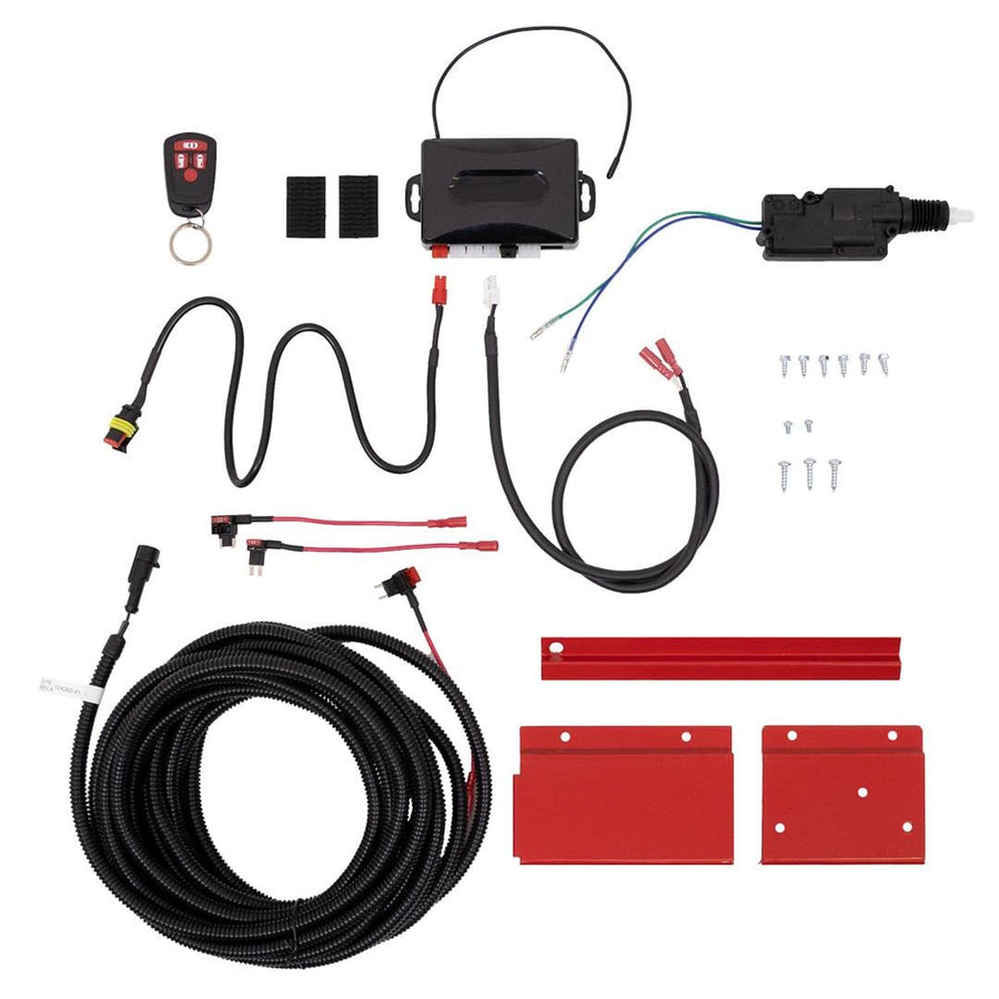 RKE Kit Model PS8004, Fuse Wire Harness, Saddle Box, Red