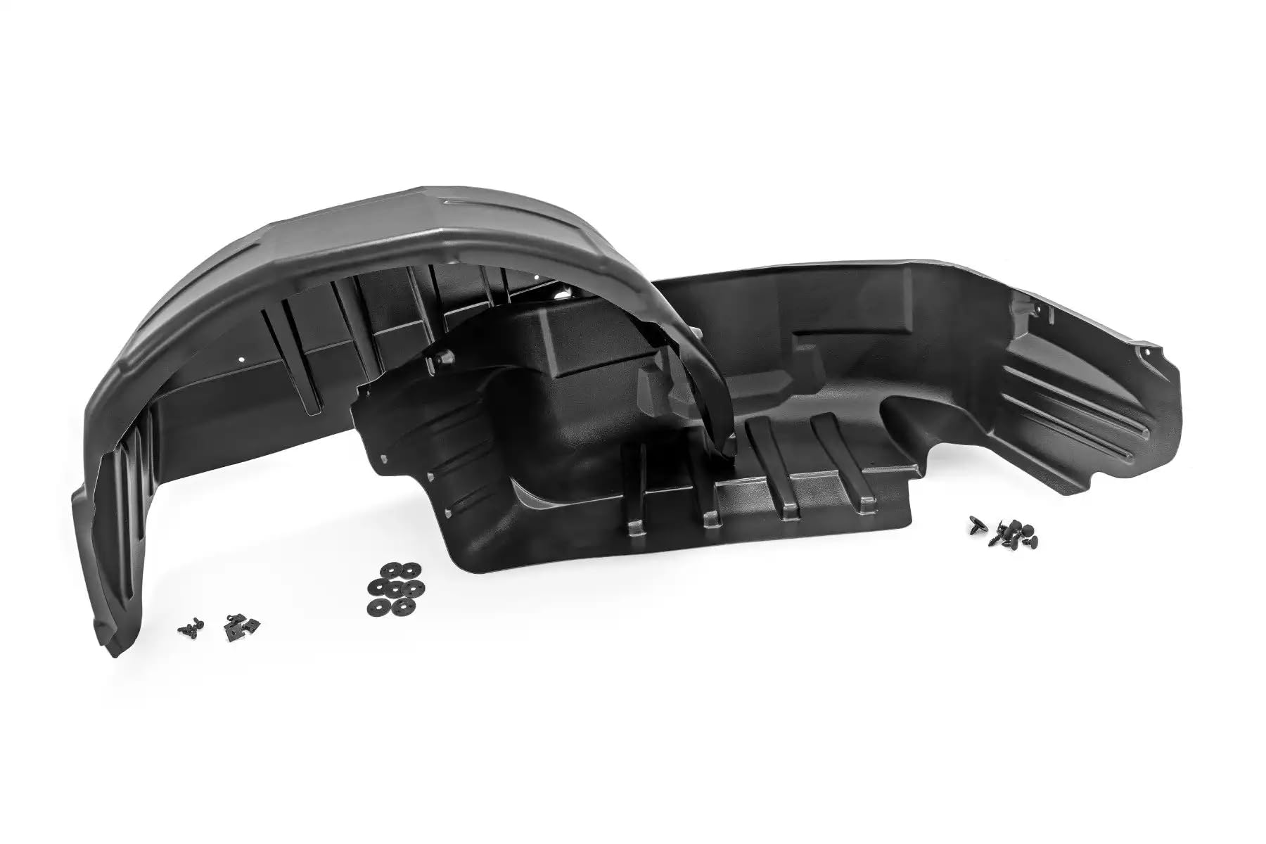 Rear Wheel Well Liners Rough Country for Ford F-150 (2021-2025) - Heavy-Duty Rear Fender Liners for Mud & Debris Protection, Made in USA