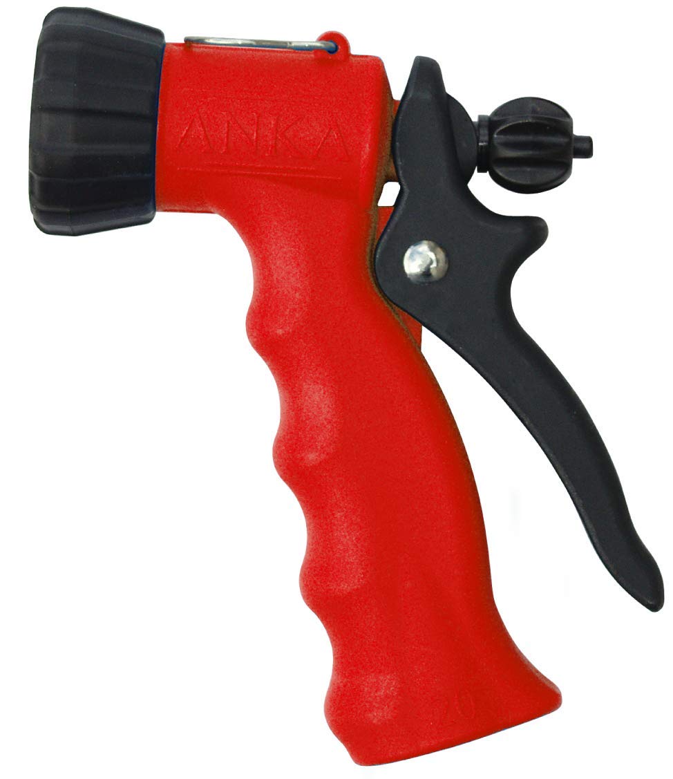 Watts 3/4" ANKA Series TUFF TRIGGER Adjustable High-Pressure Full-Flow Hot Water Hose Spray Nozzle Gun, Rubber O-Ring, High Grade Glass Fiber Reinforced Nylon, Industrial, Agricultural, Home