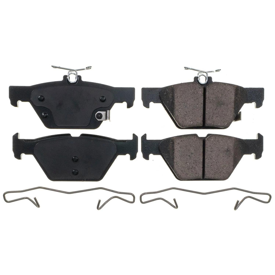 Power Stop Front Brake Kit For Subaru Ascent 2019-24 |Crosstrek 2023-25 |Forester 2019-25 |Impreza 2025 |Legacy 2015-23 |Outback Subaru 2015-24 - Ceramic Brake Pads With Installation Hardware, 17-1808