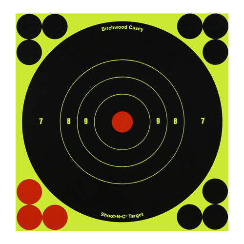 SHOOT-N-C Birchwood Casey 6-Inch Round Target (60 Sheet Pack)